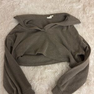 Cozy Brown Women's Sweater